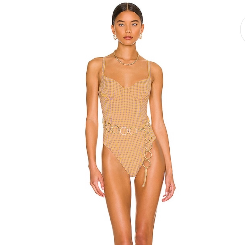 BNWT Danielle 3.0 One Piece in Tangerine by WeWoreWhat sz XS